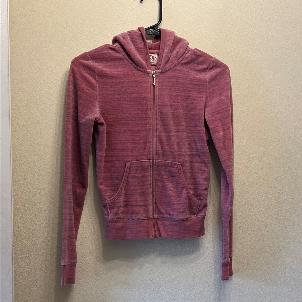 Juicy Couture Pink Hooded Zip-Up